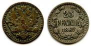 25 pennia 1867 year