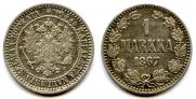 1 markka 1867 year