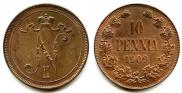10 pennia 1909 year