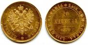 10 markkaa 1879 year
