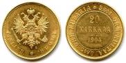 20 markkaa 1904 year