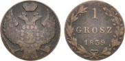 1 grosz 1839 year