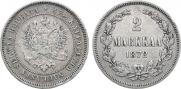 2 markkaa 1872 year