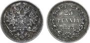 25 пенни 1873 года