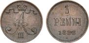1 пенни 1888 года