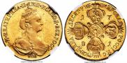 10 roubles 1780 year
