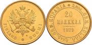 20 markkaa 1879 year