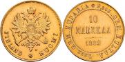 10 markkaa 1882 year