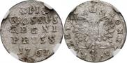 2 grosze 1761 year