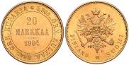20 markkaa 1904 year