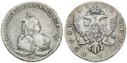 1 rouble 1744 year