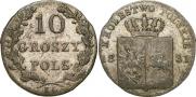 10 groszy 1831 year
