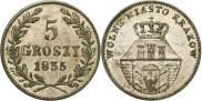 5 groszy 1835 year
