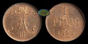 1 penni 1893 year