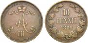 10 pennia 1889 year