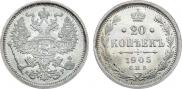 20 kopecks 1905 year