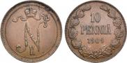 10 pennia 1909 year