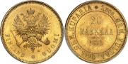 20 markkaa 1879 year