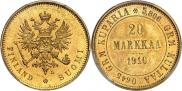 20 markkaa 1910 year