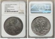 1 рубль 1725 года