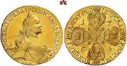 10 roubles 1764 year