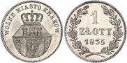1 злотый 1835 года