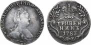 Гривенник 1783 года