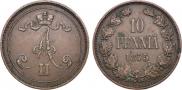 10 pennia 1875 year
