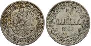 1 markka 1866 year