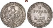 1,5 roubles - 10 złotych 1836 year