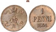1 penni 1864 year