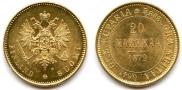 20 markkaa 1879 year