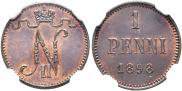 1 penni 1898 year