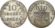 10 groszy 1831 year