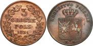 3 grosze 1831 year