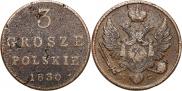 3 grosze 1830 year