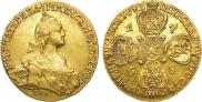 10 рублей 1768 года