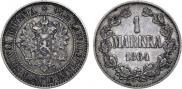1 markka 1864 year