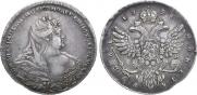 1 rouble 1737 year