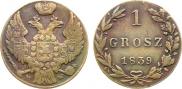 1 grosz 1839 year