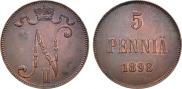 5 пенни 1898 года