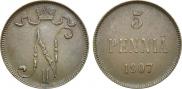 5 пенни 1907 года