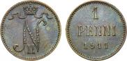 1 penni 1911 year