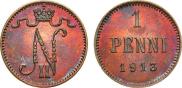 1 penni 1913 year