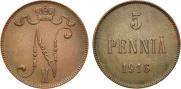5 pennia 1916 year