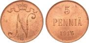 5 pennia 1916 year