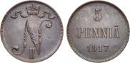 5 pennia 1917 year