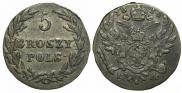 5 groszy 1818 year
