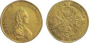 5 roubles 1780 year