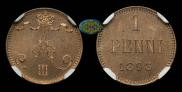 1 penni 1893 year